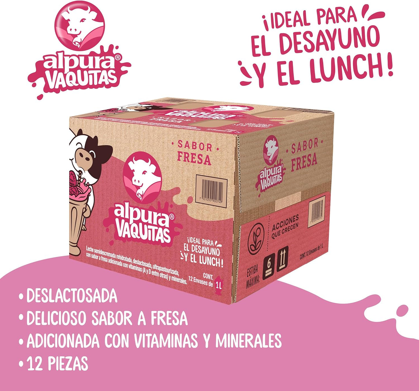 ALPURA VAQUITAS LECHE FRESA 1 L