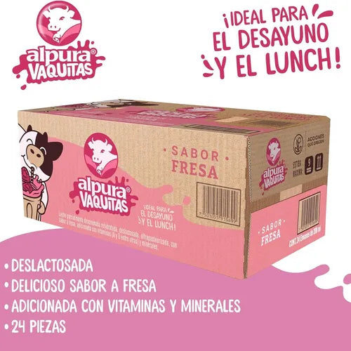 ALPURA VAQUITAS LECHE FRESA 200 ML