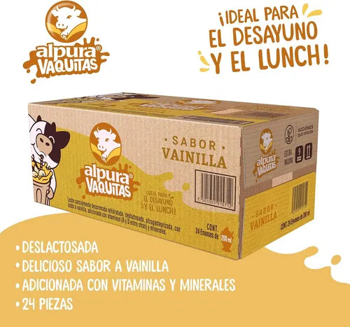 ALPURA VAQUITAS LECHE VAINILLA 200 ML