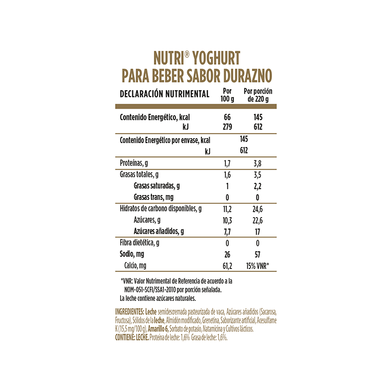 ALPURA YOGUR BEB DURAZNO 220 G