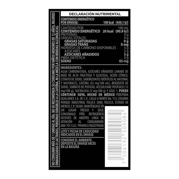 AMPER BEBIDA ENERGIZANTE BEAT LATA 2/6 473 ML