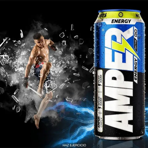 AMPER BEBIDA ENERGIZANTE GUARANA LATA 2/6 473 ML