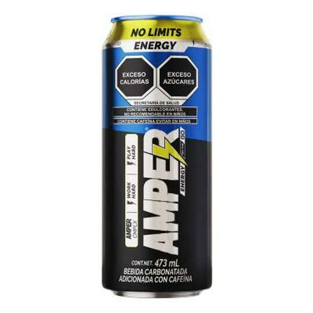 AMPER BEBIDA ENERGIZANTE GUARANA LATA 2/6 473 ML
