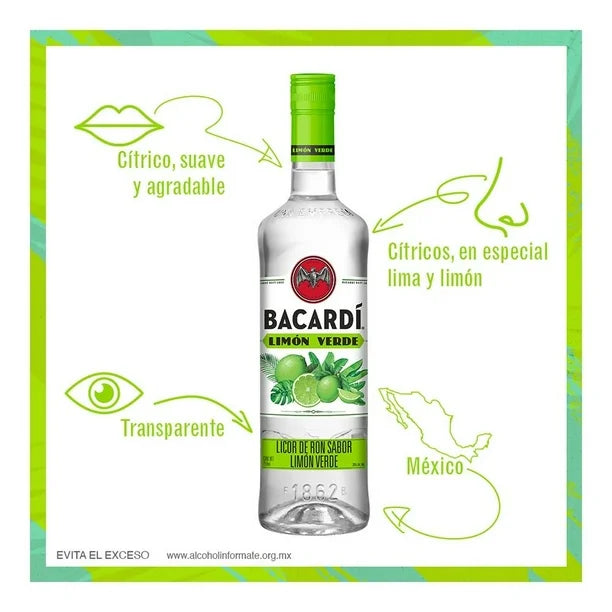 BACARDI RON LIMON 12/750 ML