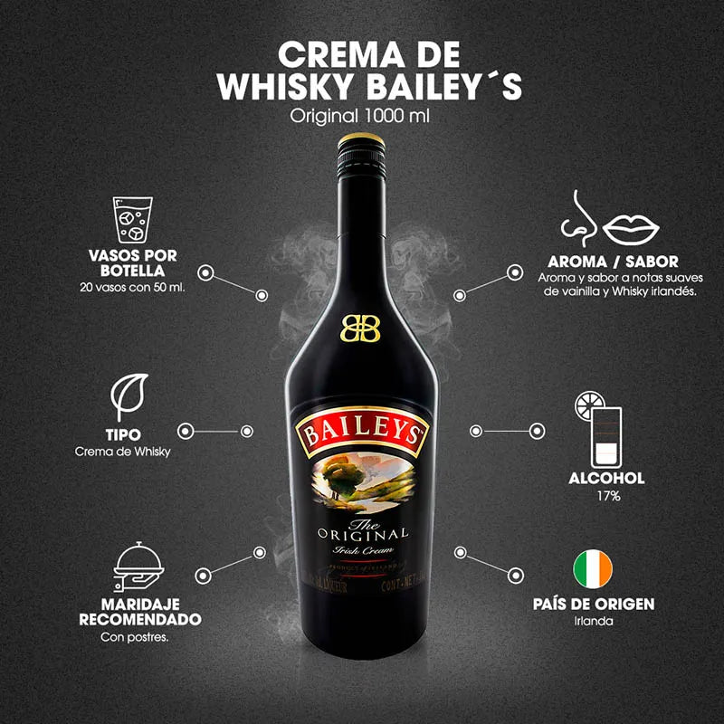 BAILEYS CREMA DE WHISKY C/1 L