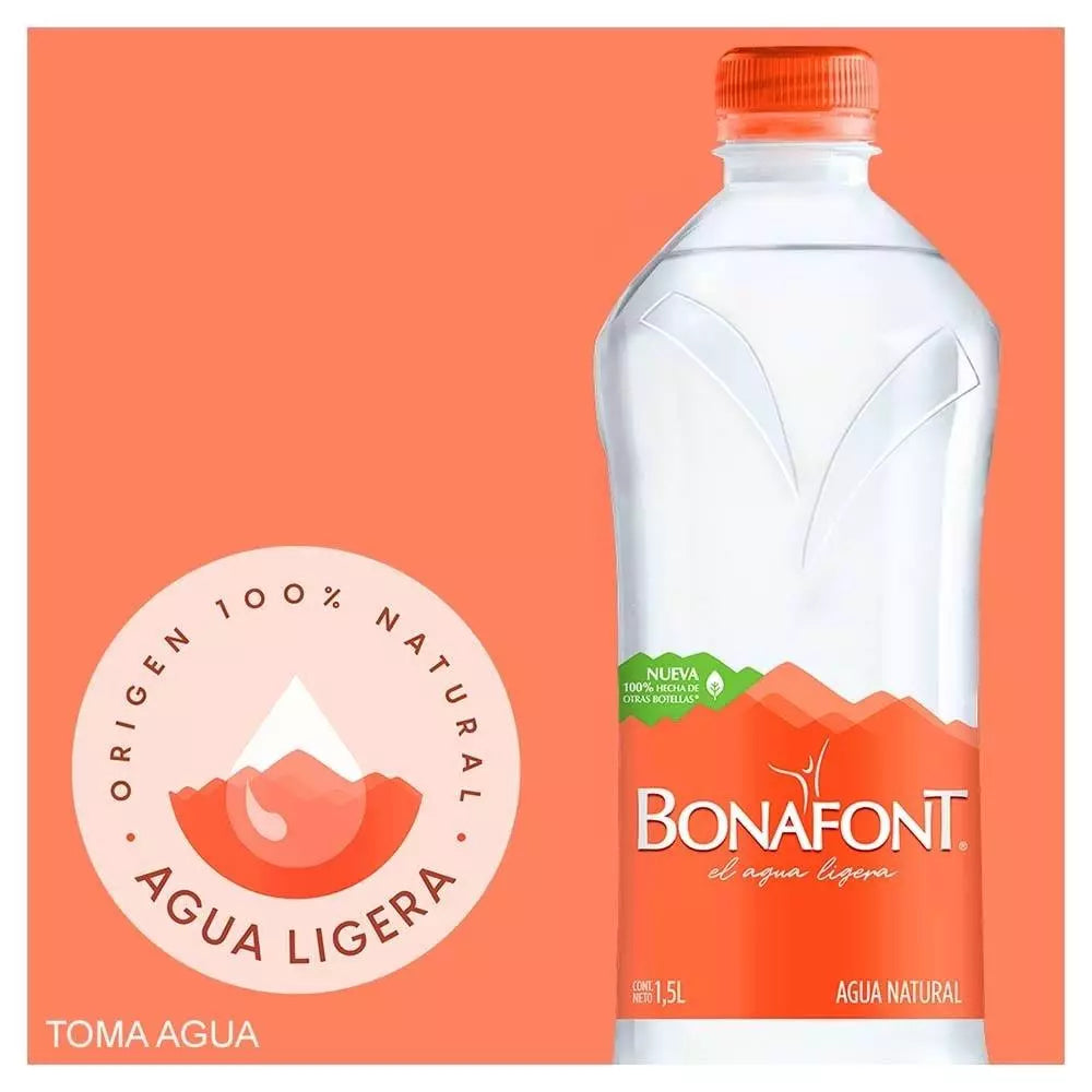 BONAFONT AGUA PURIFICADA 12/1.5 L