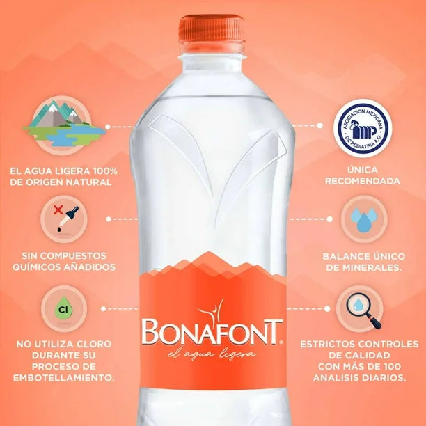 BONAFONT AGUA PURIFICADA 12/1.5 L