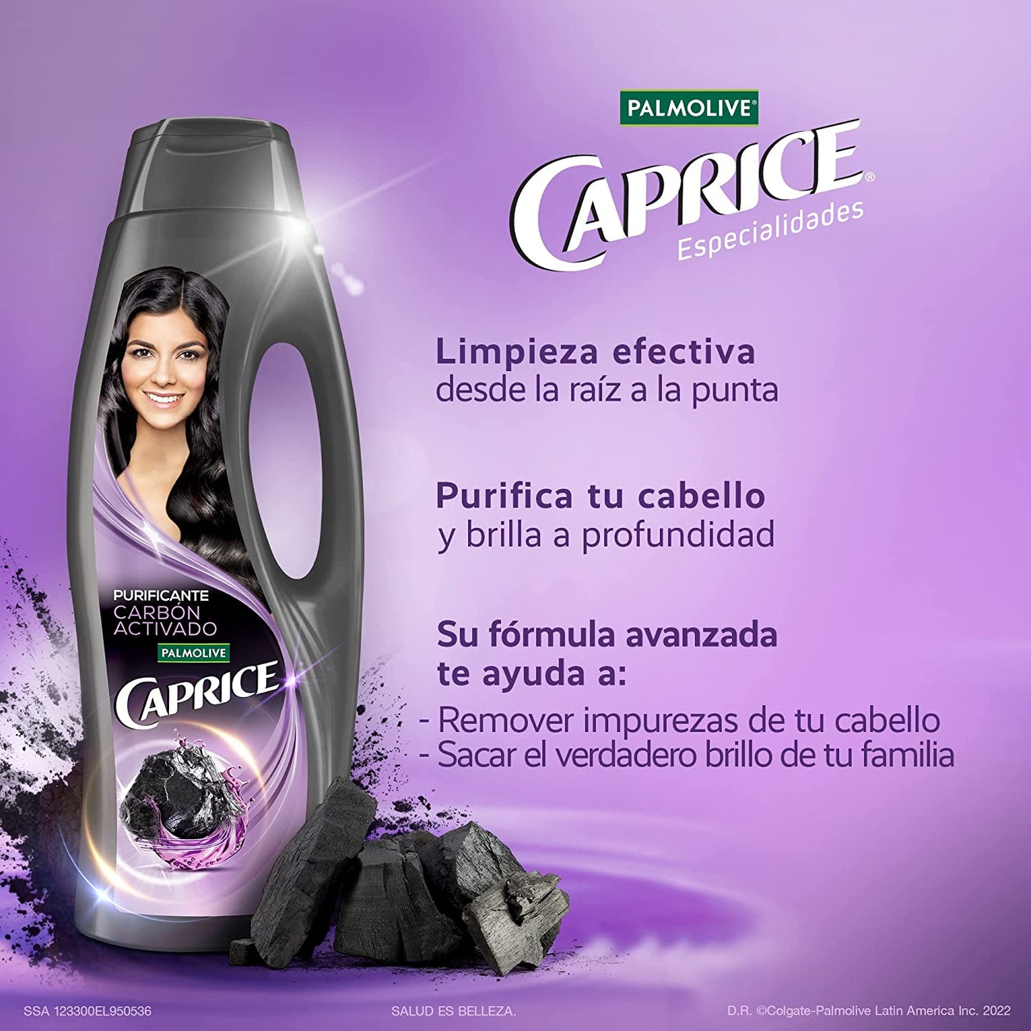 SHAMPOO CAPRICE PURIFICANTE CARBON ACT 12/750ML