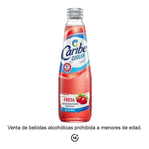 CARIBE COOLER BEBIDA ALCOHOLICA TINTO 24/300ML