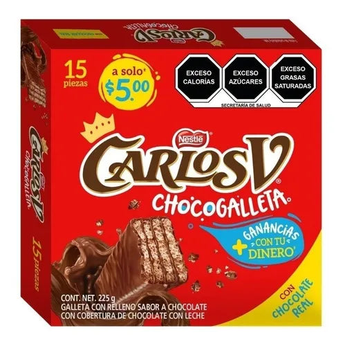 CARLOS V CHOCOGALLETA 8/15 15 G