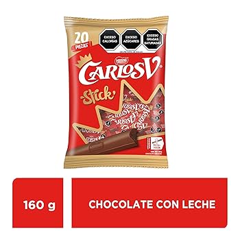 CARLOS V CHOCOLATE STICK 20/20/ 8GR