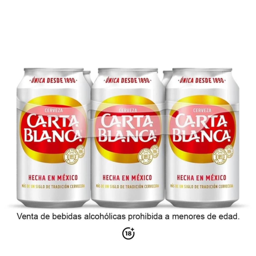 CARTA BLANCA CERVEZA LATON 24pzs 473 ML