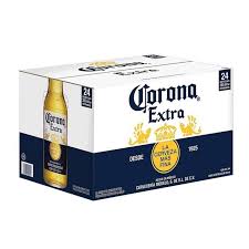 CERVEZA CORONA EXTRA MEDIA 24pzs 355 ML