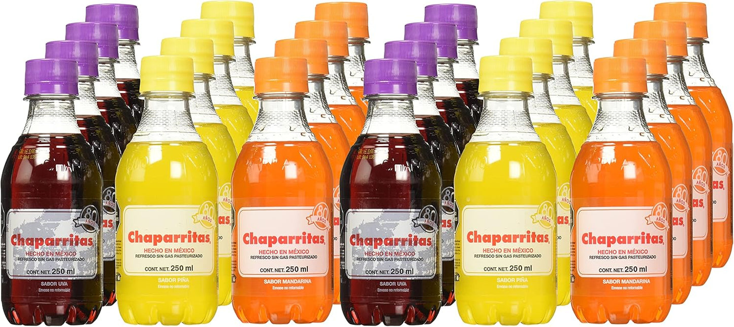 CHAPARRITAS REFRESCO SURTIDO 24/250 ML