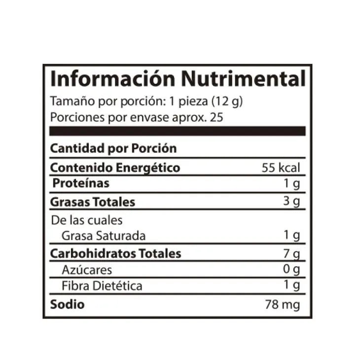 CHARRAS TOSTADAS ORIGINAL AMARILLAS 18/280G