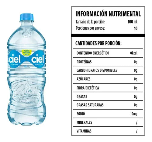CIEL AGUA PURIFICADA 12/1 L