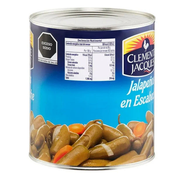 CLEMENTE JACQUES JALAPENOS 6/2.8 K