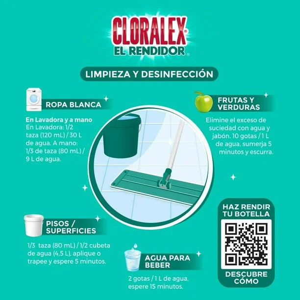 CLORALEX BLANQ 20/500 ML