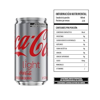 COCA COLA REFRESCO LIGHT LATA 12/355 ML