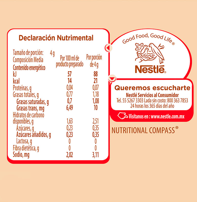 COFFEE MATE SUSTITUTO DE CREMA 12/311 G