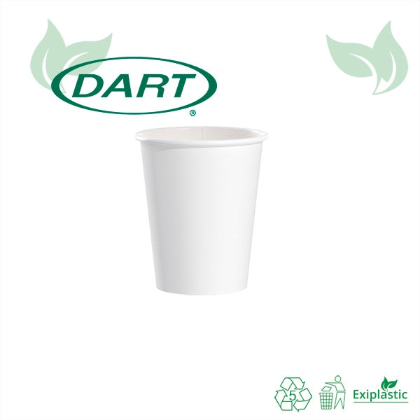 DART VASO PAPEL SSP BLANCO 20/50 237 ML (8 OZ)