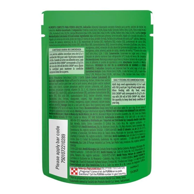 DOG CHOW SOBRE ADULTO POLLO 12/100 G