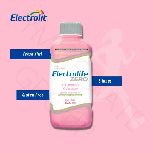 ELECTROLIFE ZERO BEB HIDR FRESA/KIWI 12/625 ML