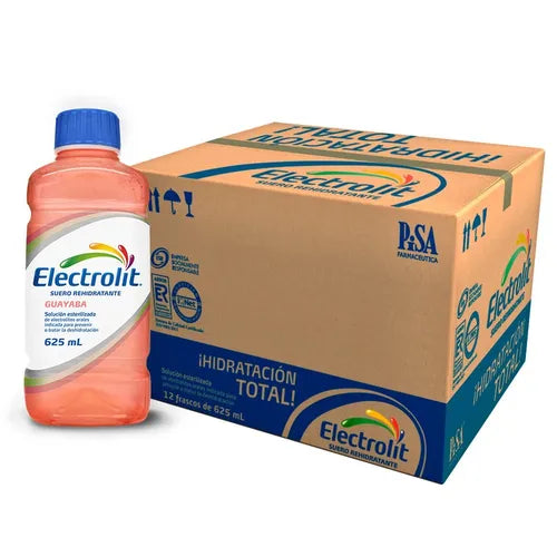 SUERO REHIDRATANTE ELECTROLIT GUAYABA 12/625 ML