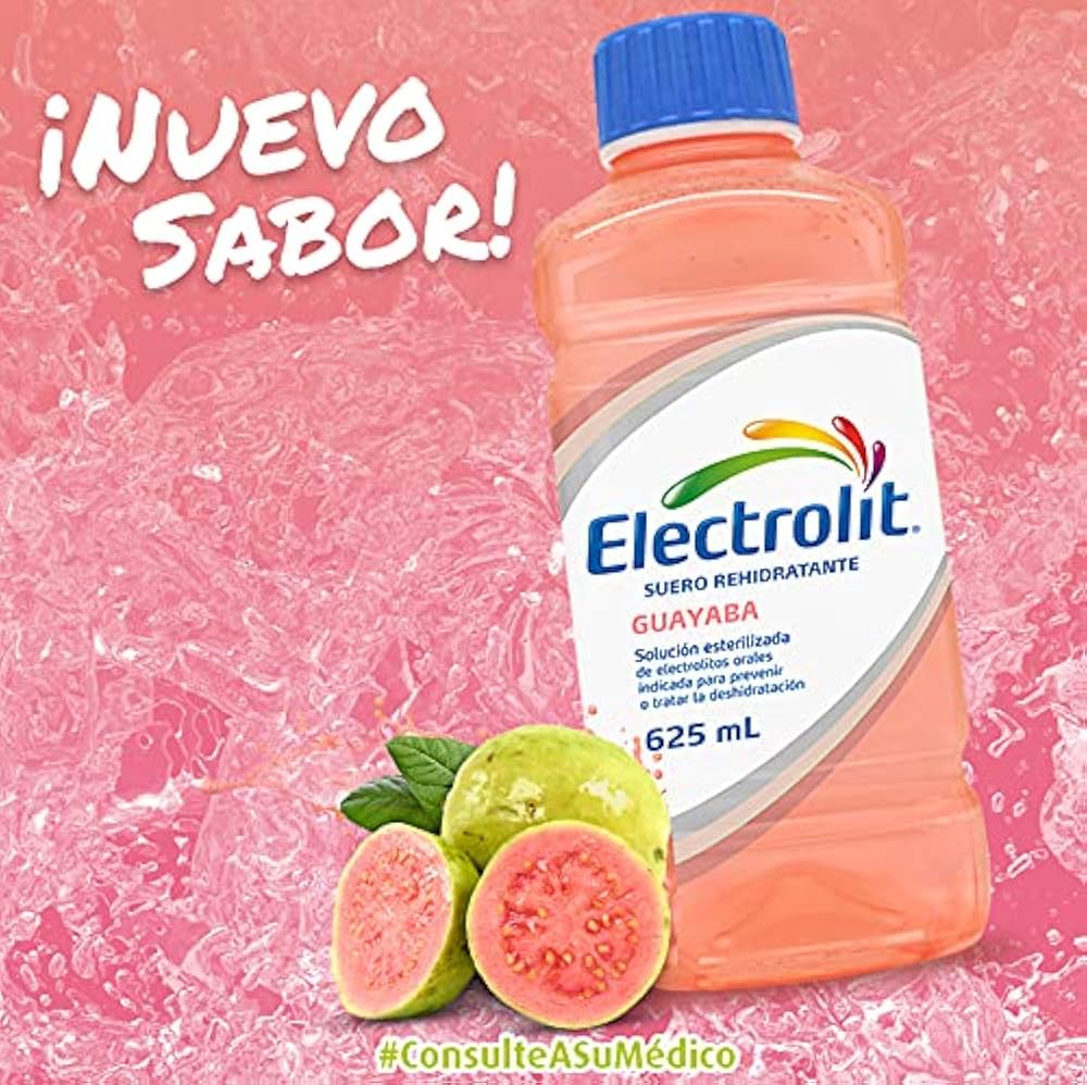 SUERO REHIDRATANTE ELECTROLIT GUAYABA 12/625 ML