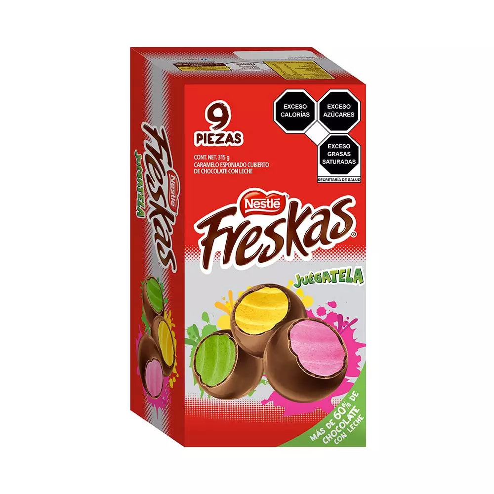 FRESKAS CARAMELO CON CHOCOLATE 16/9 35 G