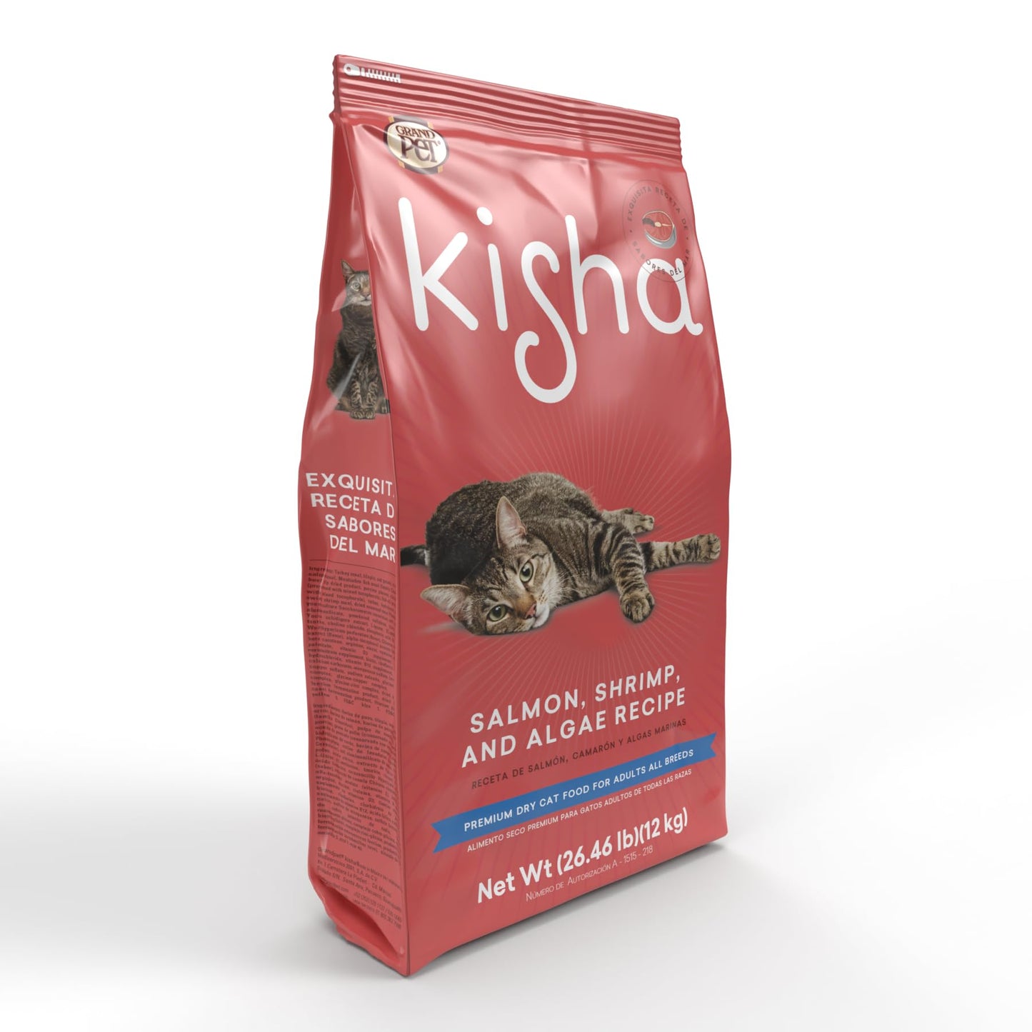 ALIMENTO PARA GATO GRANDPET KISHA SALMON C/12 K