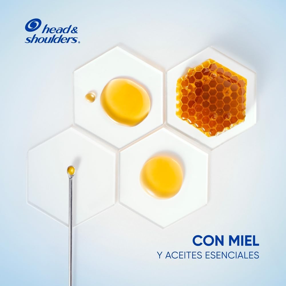HEAD AND SHOULDERS SHAMPOO ANTI-RESEQUEDAD MIEL Y ACEITES Y ESENCIALES 12/180 ML