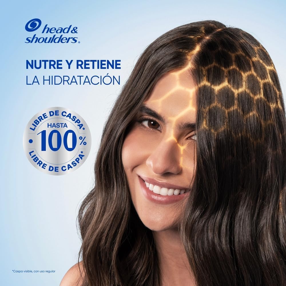 HEAD AND SHOULDERS SHAMPOO ANTI-RESEQUEDAD MIEL Y ACEITES Y ESENCIALES 12/180 ML