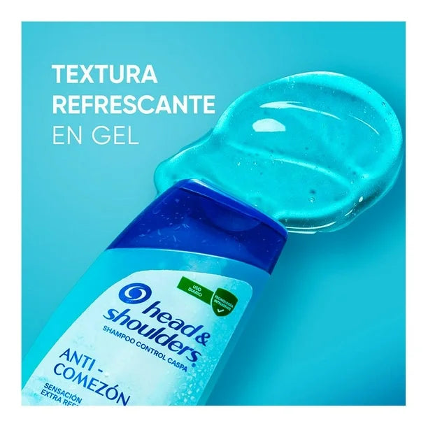 HEAD AND SHOULDERS SHAMPOO ANTICOMEZON MENTA EXTRA REFRESCANTE 12/180 ML