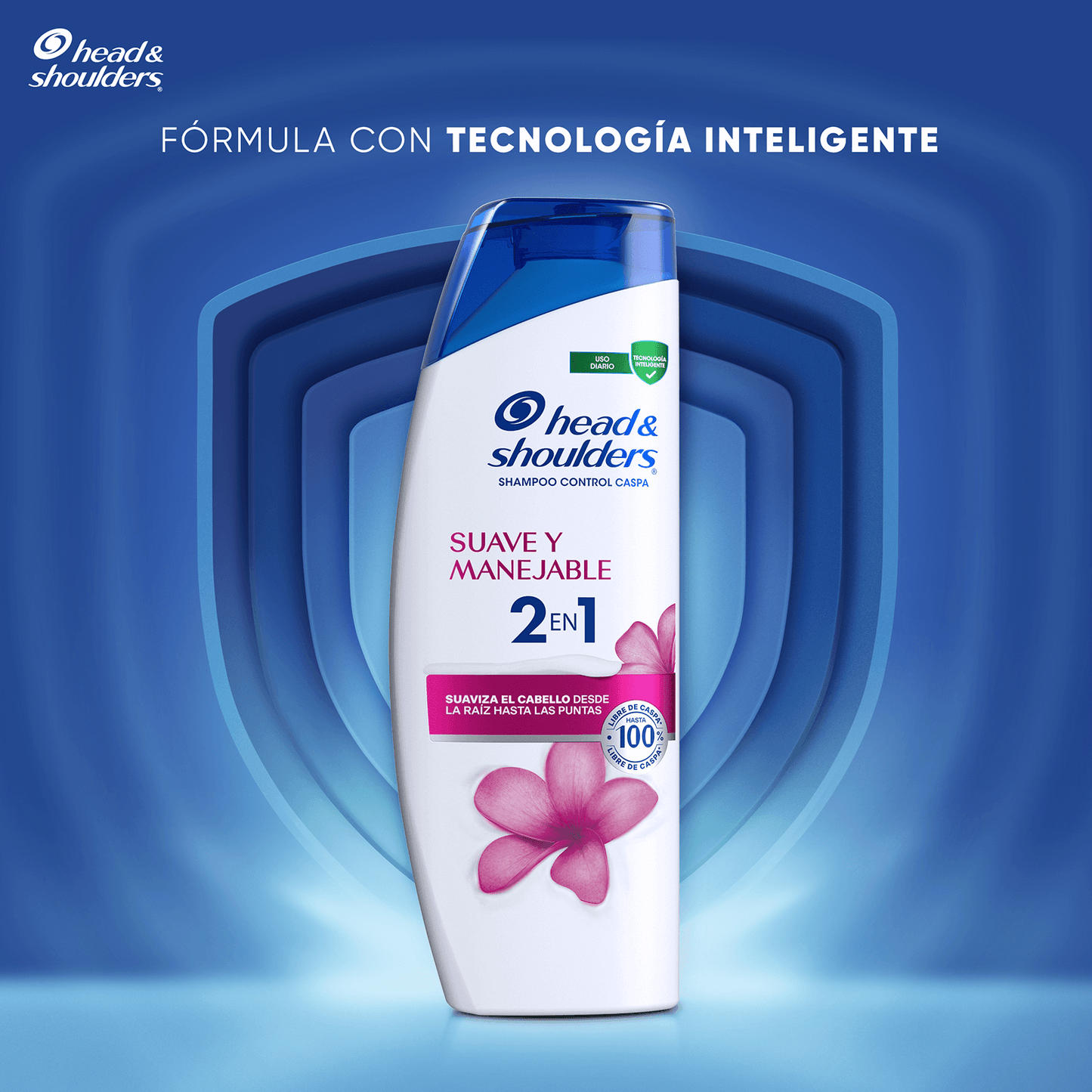 HEAD AND SHOULDERS SHAMPOO 2EN1 SUAVE Y MANEJABLE 10/650 ML