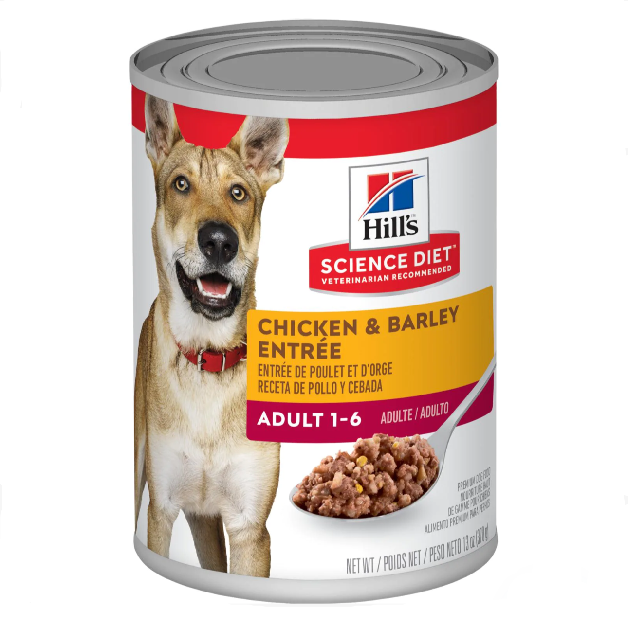 Hill's Science Diet Alimento Húmedo para Perro Adulto Todas las Razas Receta Pollo, 370 g