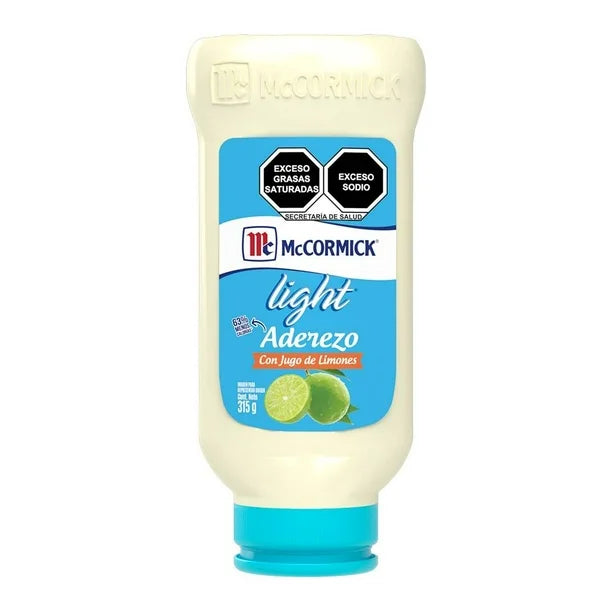 MCCORMICK MAYONESA LIGHT SQUEEZE 315 G