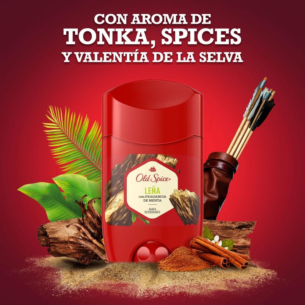 OLD SPICE DESODORANTE BARRA LEÑA 50 G