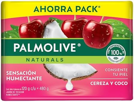 PALMOLIVE JABON NAT CEREZA/COCO 18/4 120 G