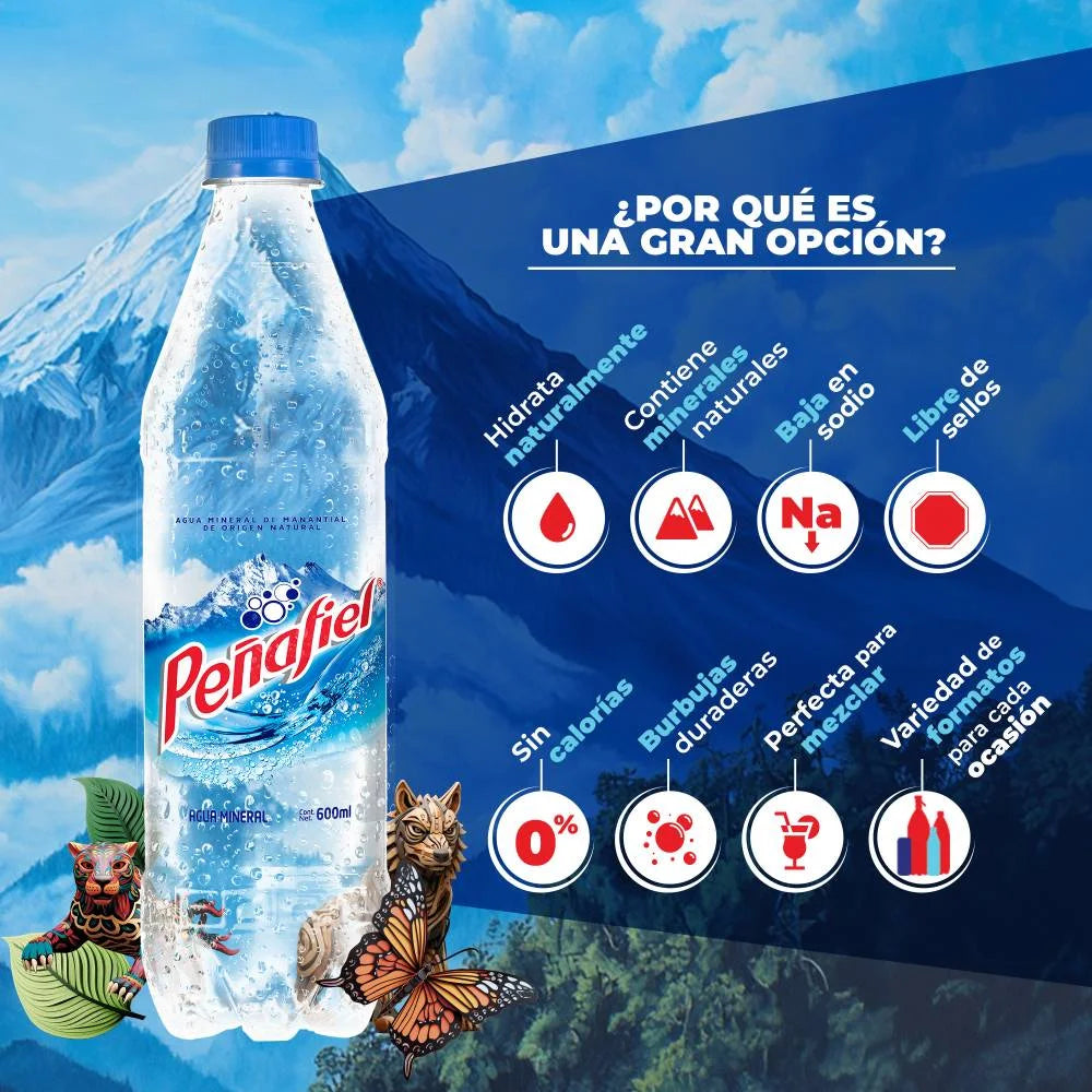 PENAFIEL AGUA MINERAL PET 12/600 ML
