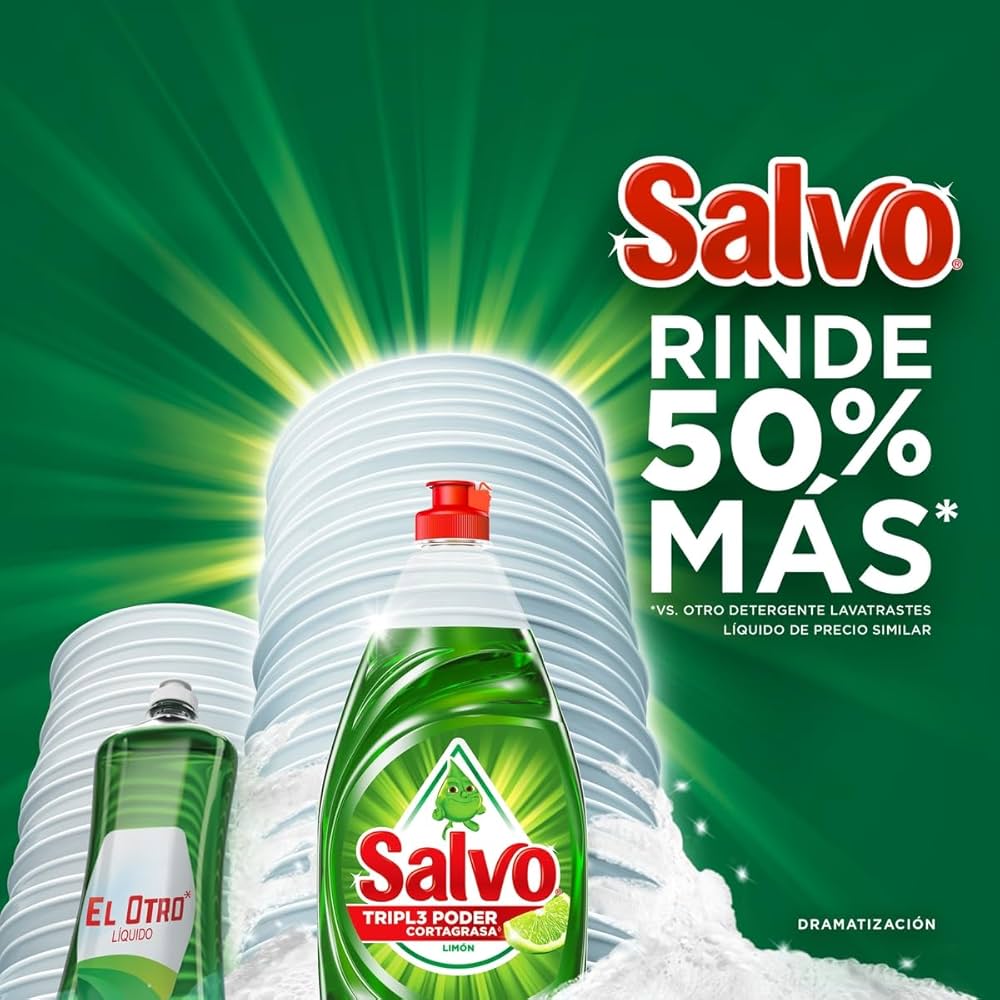 SALVO DET LIQ LIMON 12/1.2 L