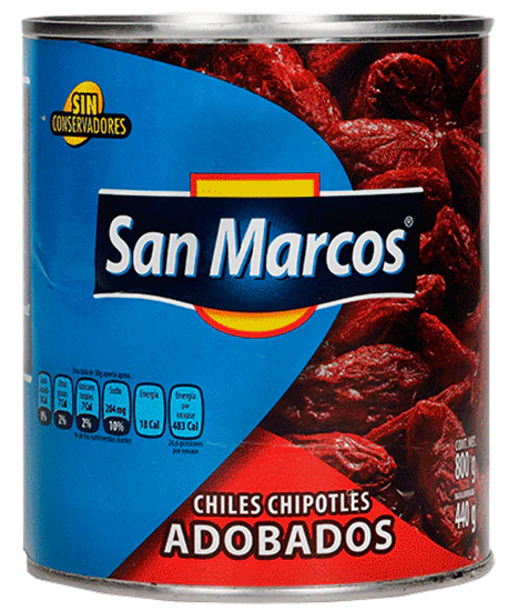 SAN MARCOS CHIPOTLES 800 G