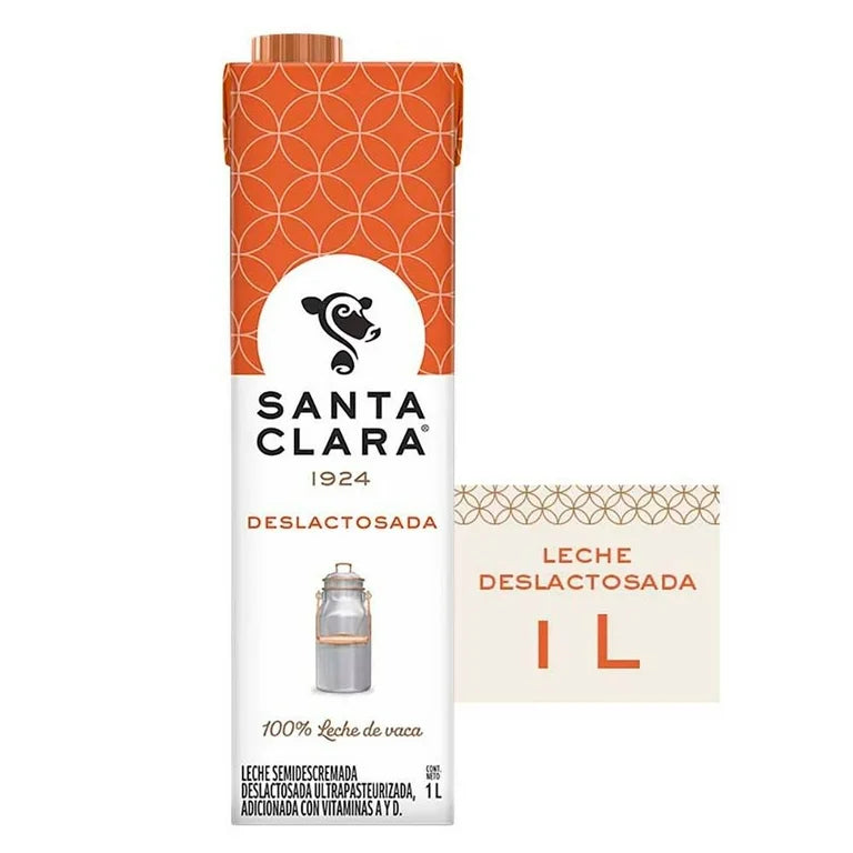 SANTA CLARA LECHE DESLACTOSADA 1 L