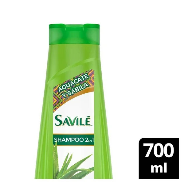 SAVILE SH AGUACATE 2EN1 12/700 ML