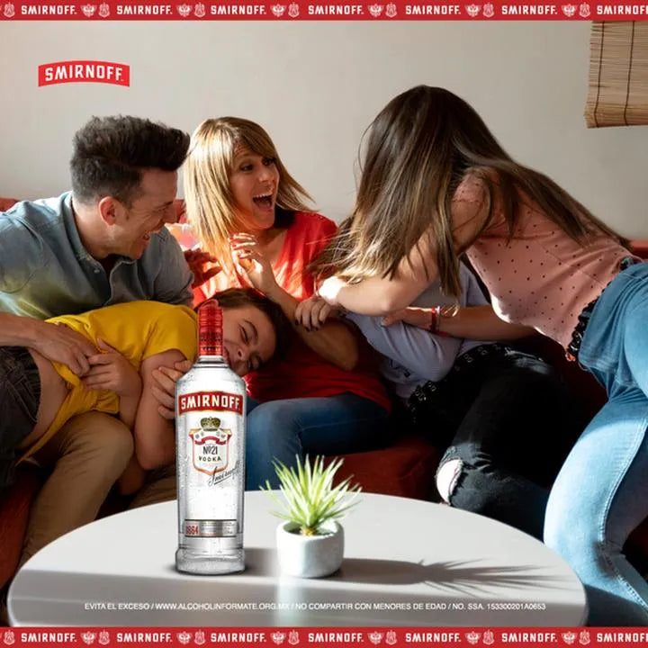 SMIRNOFF VODKA 12/1 L
