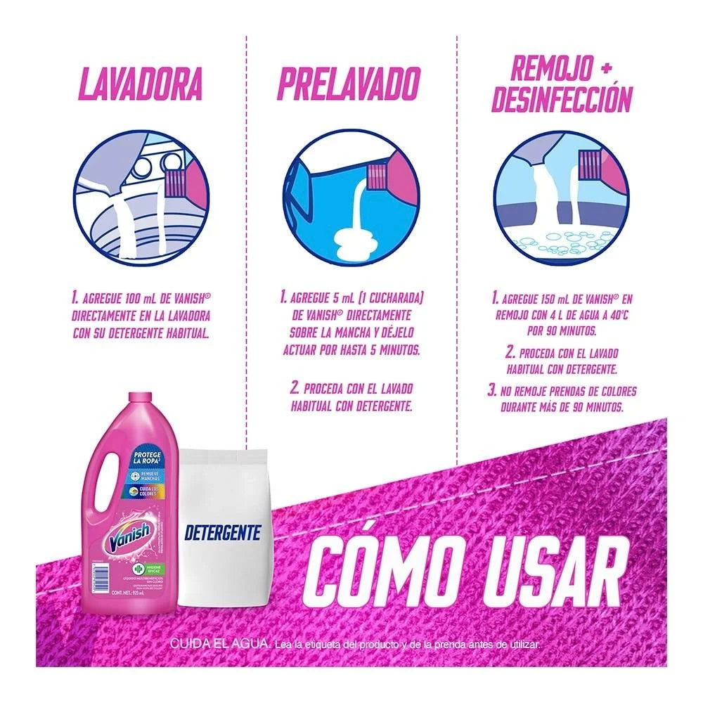 VANISH Q/MANCHAS 6/2 925 ML
