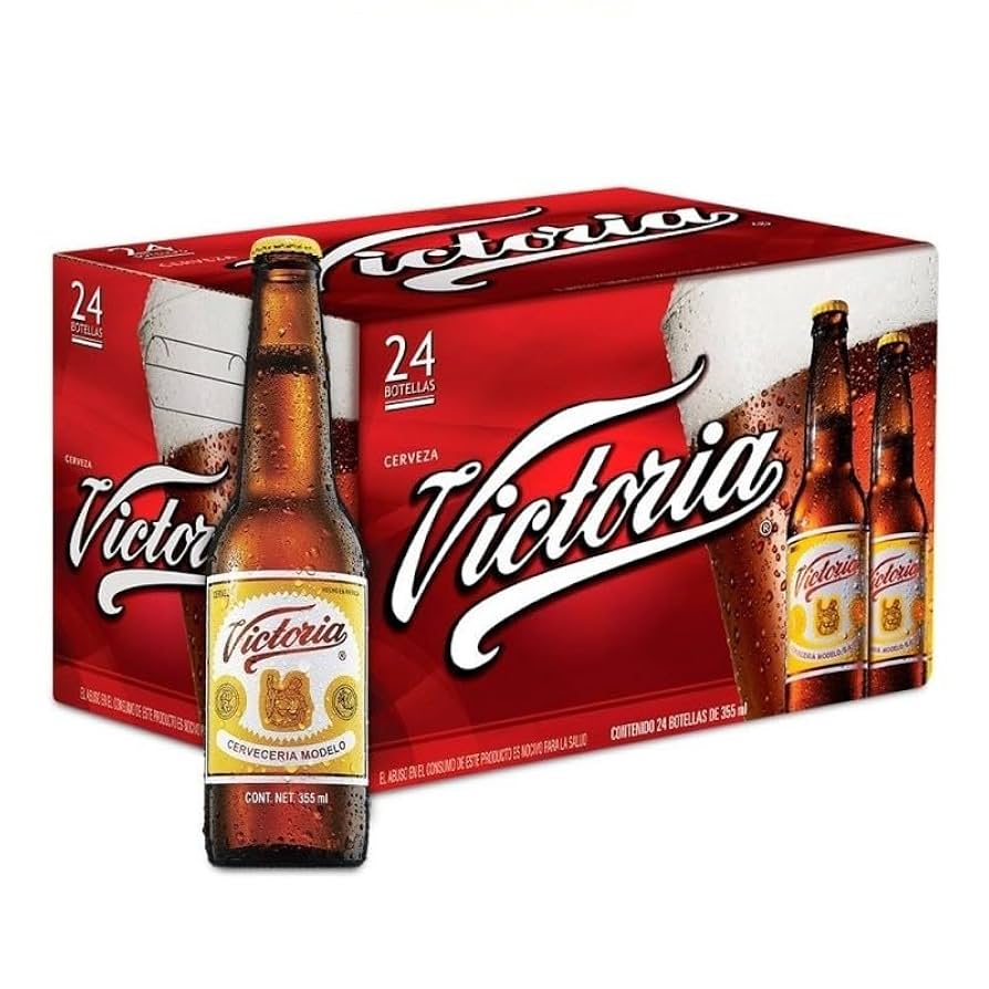 VICTORIA CERVEZA MEDIA LATON 24pzs 355 ML
