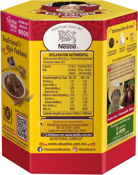 CHOCOLATE ABUELITA 24/6 90 G