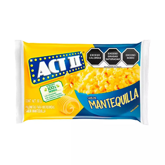 ACT II PALOMITAS MANTEQUILLA 6/14 80 G