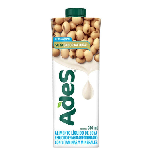 ADES BEBIDA DE SOYA NATURAL 4/3/946 ML